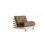 sofa ROOT natural pine (pohovka z borovice) - Barva: karup carob, rozměr: 90*200 cm, barva futonu: beige 747