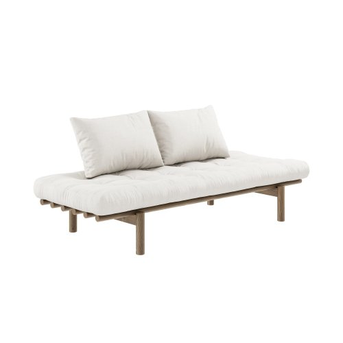 sofa PACE natural pine (pohovka z borovice) - Barva: karup carob, barva futonu: natural 701