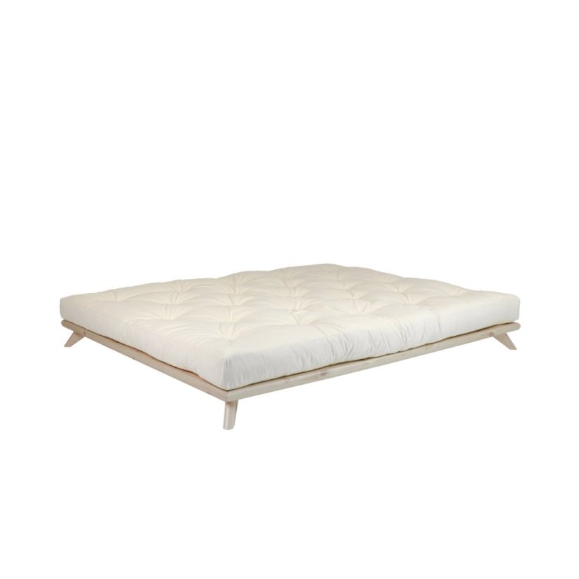 SENZA BED natural pine (postel z borovice) - barva: karup natural, rozměr: 90*200 cm