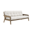 sofa GRAB natural pine (pohovka z borovice) - Barva: karup carob, barva futonu: natural 701
