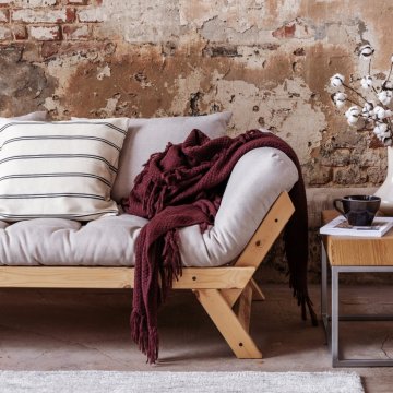 sofa BEBOP - barva futonu - olive green 756