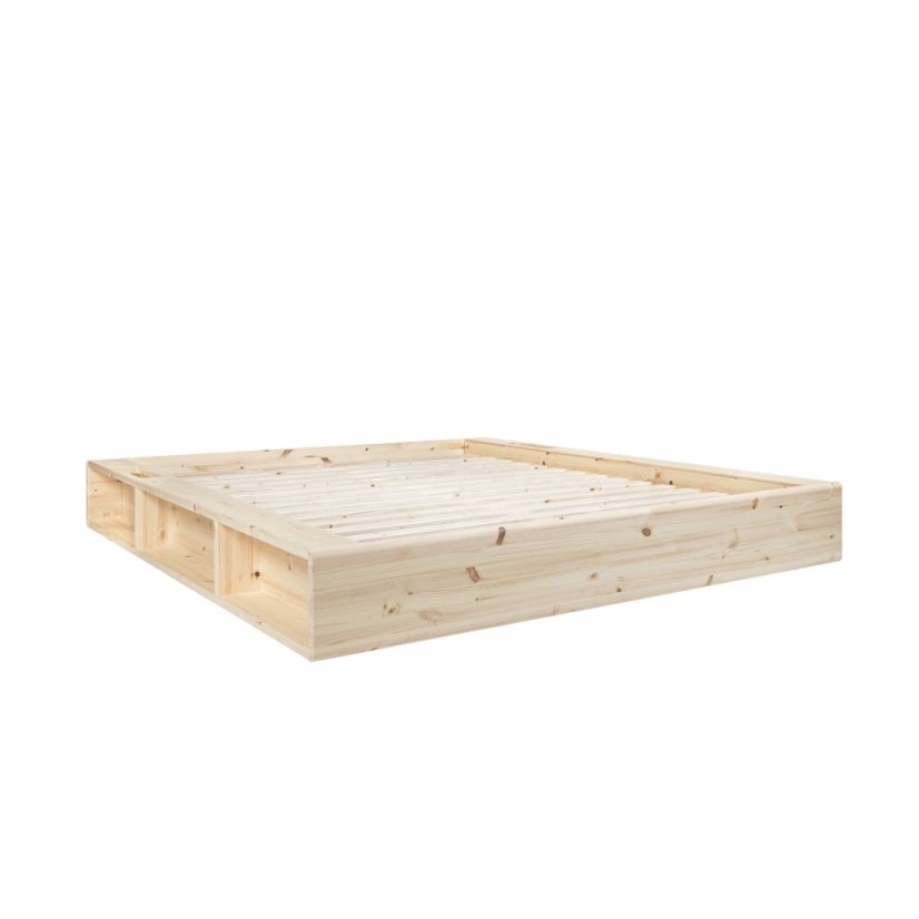 ZIGGY BED natural pine (postel z borovice) - barva: karup natural, rozměr: 140*200 cm