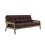 sofa GRAB natural pine (pohovka z borovice) - Barva: karup natural, barva futonu: olive green 756