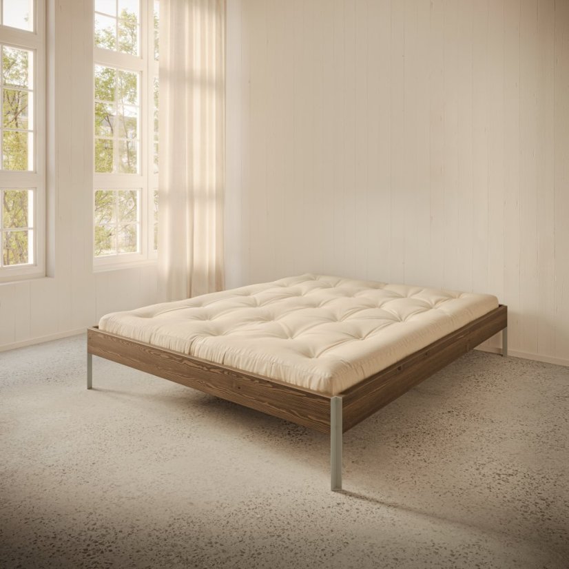 CORE BED natural pine (postel z borovice) - barva: karup natural, rozměr: 140*200 cm