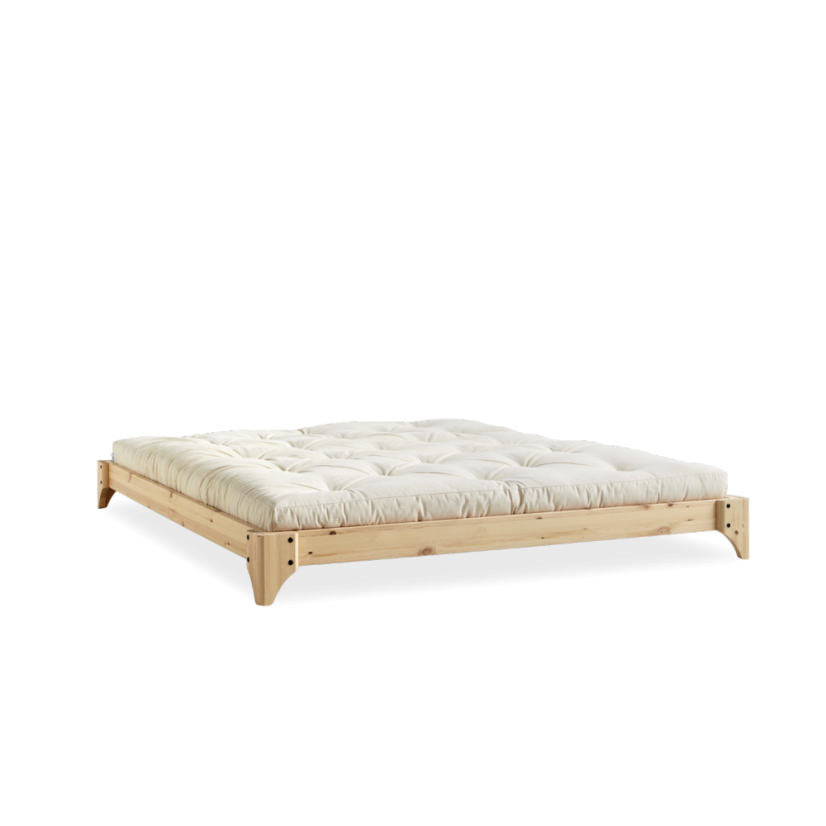 ELAN BED natural pine (postel z borovice) - rozměr: 140*200 cm, Barva: karup natural
