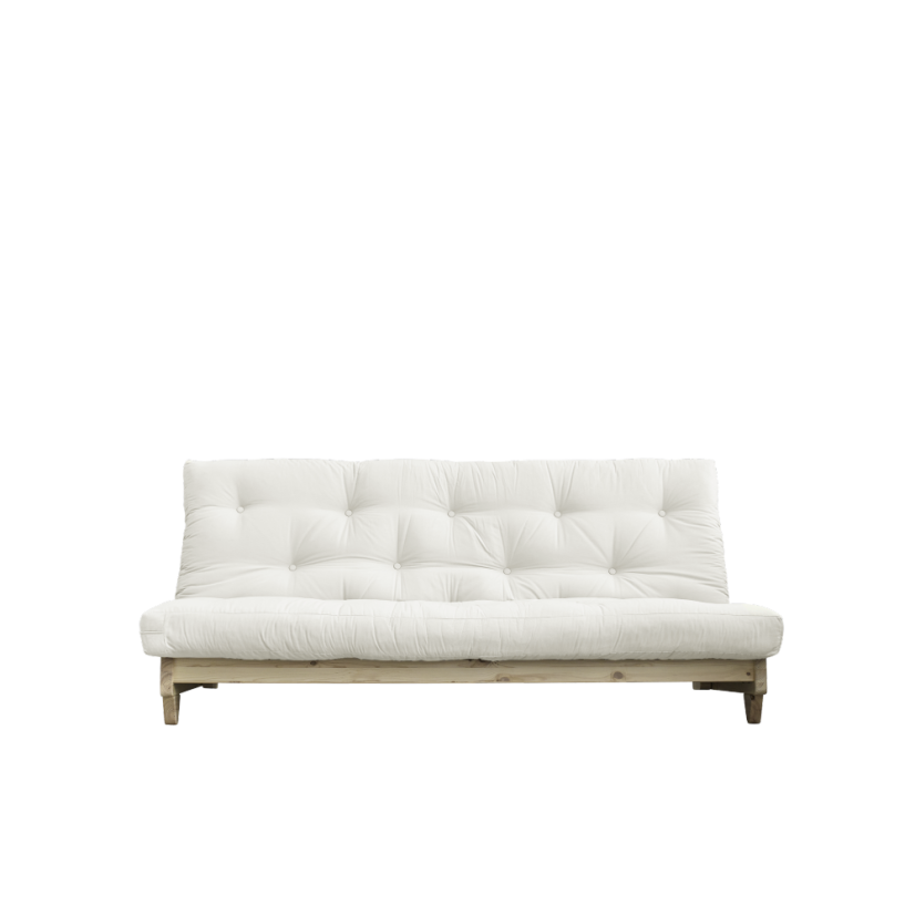 sofa FRESH natural pine (pohovka z borovice) - barva: karup natural, barva futonu: natural 701