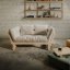 sofa BEAT natural pine (pohovka z borovice) - barva: karup natural, barva futonu: natural 701
