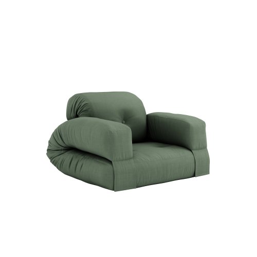 sofa HIPPO (futonová pohovka ) - rozměr: 90*200 cm, barva futonu: olive green 756