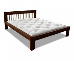 WOOD 01 natural oak bed (postel z dubu)