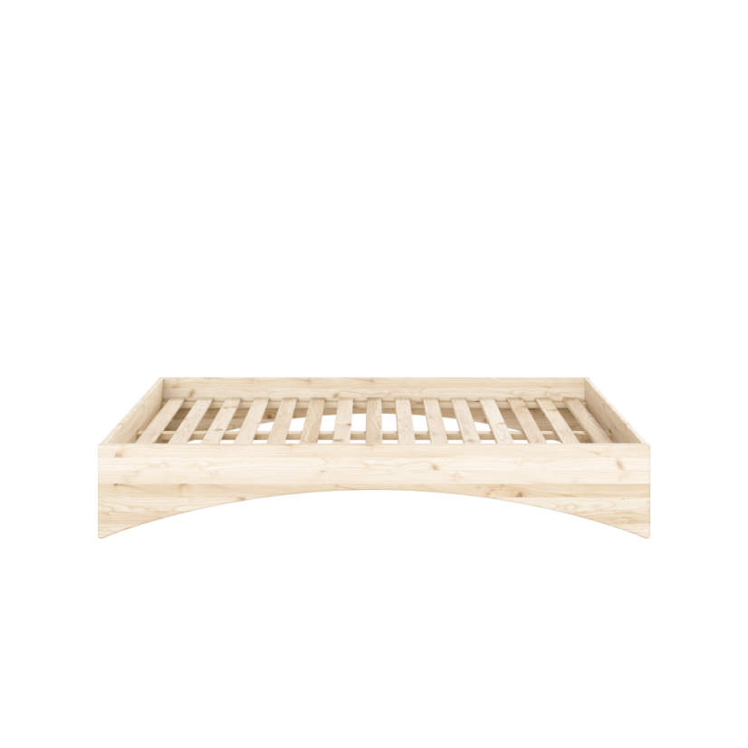 ORBIT BED natural pine (postel z borovice) - rozměr: 140*200 cm, Barva: karup natural