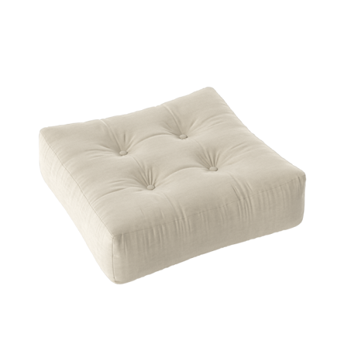 sofa MORE POUF (futonové křeslo ) - rozměr: 70*70 cm, barva futonu: beige 747