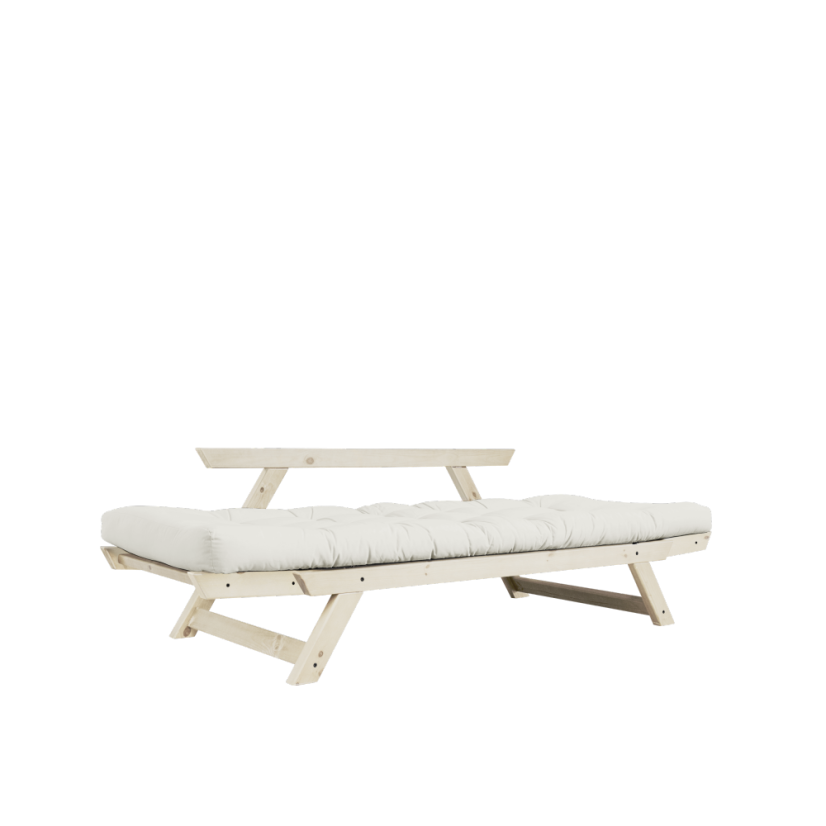 sofa BEBOP natural pine (pohovka z borovice) - Barva: karup natural, barva futonu: natural 701