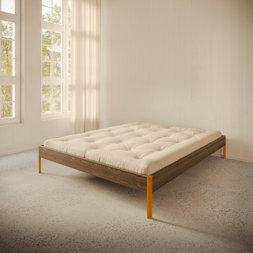 CORE BED natural pine (postel z borovice) - barva: karup natural, rozměr: 140*200 cm