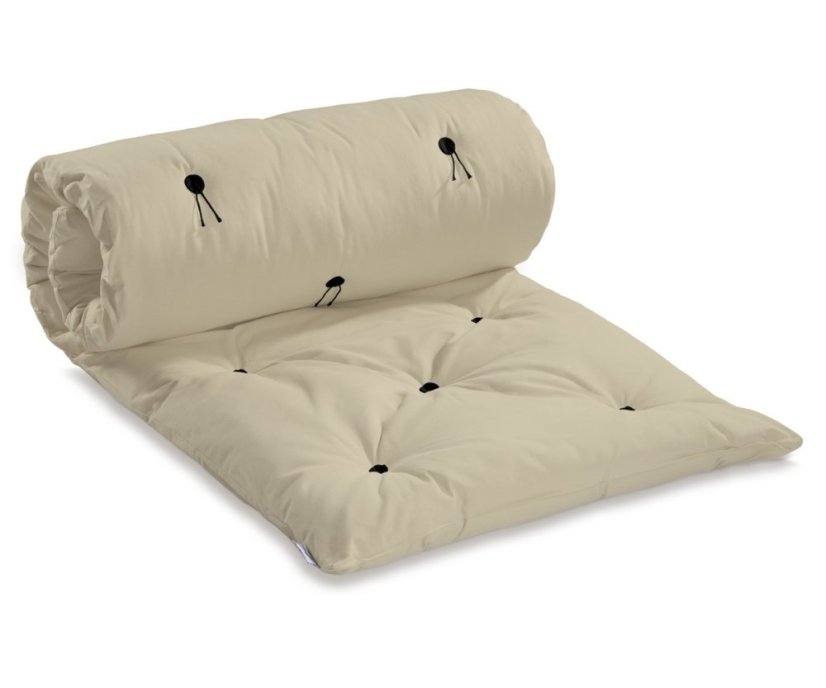FUTON natural bed in bag (postel v pytli) - barva: Natural, rozměr: 70*190 cm