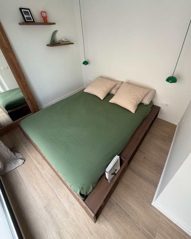 ZIGGY BED natural pine (postel z borovice) - barva: karup natural, rozměr: 140*200 cm