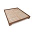 CUBE Double Bed (postel z buku) - rozměr: 200x200x16 cm, Barva: neošetřené (bez oleje, bez laku)
