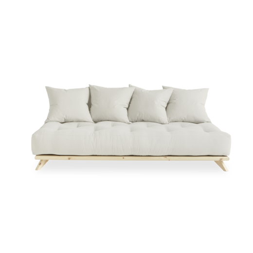 sofa SENZA DAYBED natural pine (pohovka z borovice) - rozměr: 90*200 cm, barva futonu: natural 701