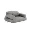 sofa HIPPO (futonová pohovka ) - rozměr: 140*200 cm, barva futonu: grey 746