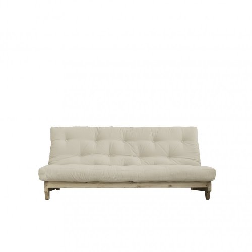 sofa FRESH natural pine (pohovka z borovice) - Barva: karup natural, barva futonu: beige 747