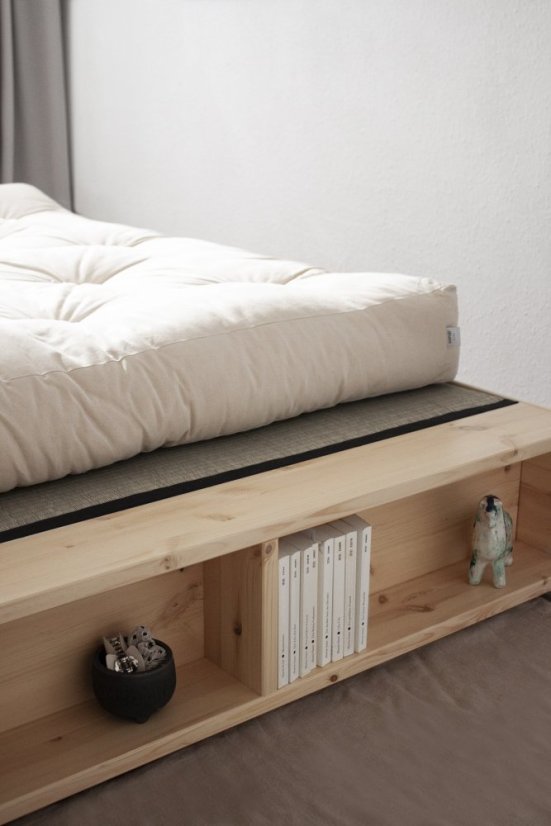 ZIGGY BED natural pine (postel z borovice) - barva: karup natural, rozměr: 140*200 cm