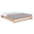 CUBE Double Bed (postel z buku)
