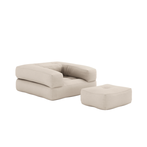 sofa CUBE (futonová pohovka) - rozměr: 90*190 cm, barva futonu: beige 747