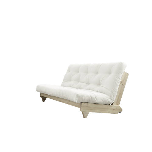 sofa FRESH natural pine (pohovka z borovice) - Barva: karup natural, barva futonu: brown 715