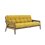 sofa GRAB natural pine (pohovka z borovice) - Barva: karup natural, barva futonu: mocca 755