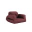 sofa HIPPO (futonová pohovka ) - rozměr: 90*200 cm, barva futonu: bordeaux 710