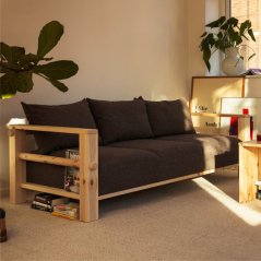 sofa BARE natural pine (pohovka z borovice)