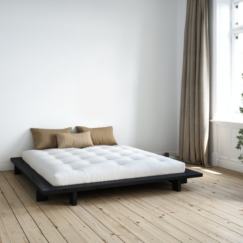 JAPAN BED natural pine (postel z borovice) - barva: karup natural, rozměr: 90*200 cm