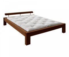 WOOD 02 natural oak bed (postel z dubu)