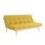 sofa FOLK natural pine (pohovka z borovice) - Barva: karup natural, barva futonu: honey 514