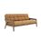 sofa GRAB natural pine (pohovka z borovice) - Barva: karup natural, barva futonu: bordeaux 710