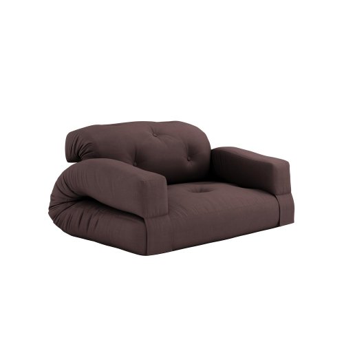 sofa HIPPO (futonová pohovka ) - rozměr: 140*200 cm, barva futonu: brown 715