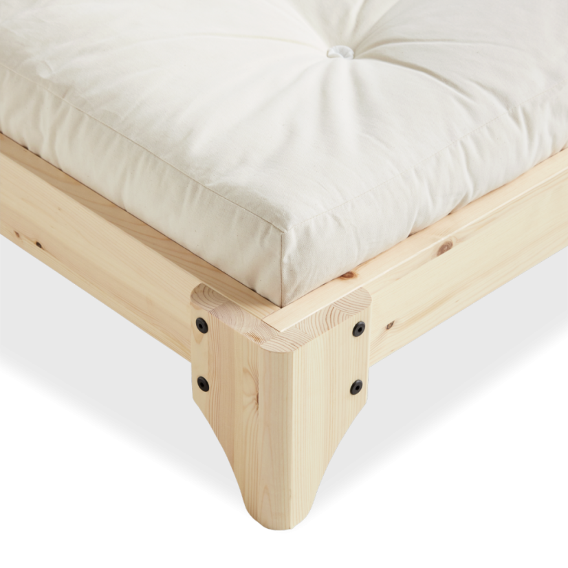 ELAN BED natural pine (postel z borovice) - barva: karup natural, rozměr: 140*200 cm