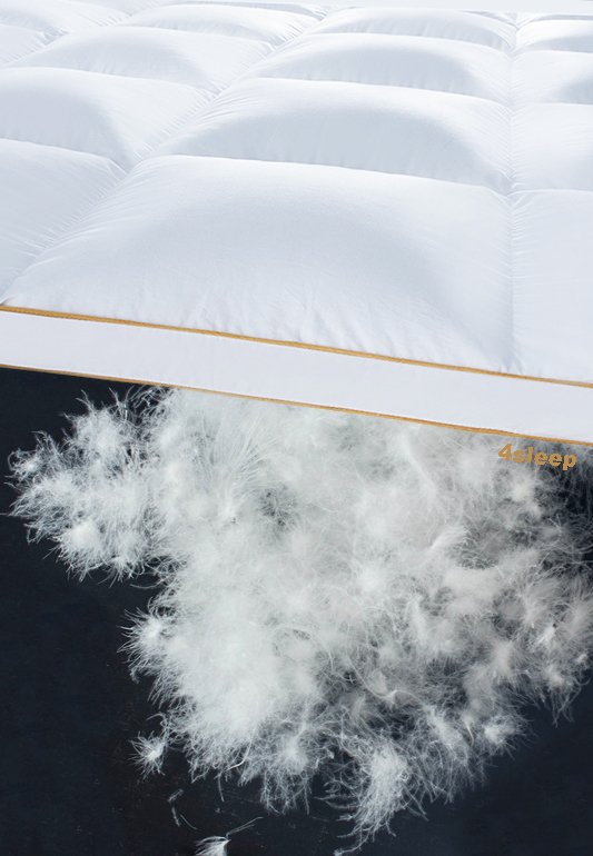 PEŘINA natural fluff (peří) - barva: white sheet, rozměr: 135*200 cm