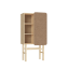 SLIDE CABINET W. PINBOARD