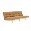 sofa LEAN natural pine (pohovka z borovice) - Barva: karup natural, barva futonu: fudge brown 515