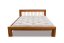 WOOD 01 natural oak bed (postel z dubu) - barva: Natural oak, rozměr: 90*200 cm