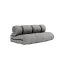 sofa BUCKLE-UP (futonová pohovka ) - rozměr: 140*200 cm, barva futonu: grey 746