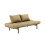 sofa PACE natural pine (pohovka z borovice) - Barva: karup natural, barva futonu: olive green 756