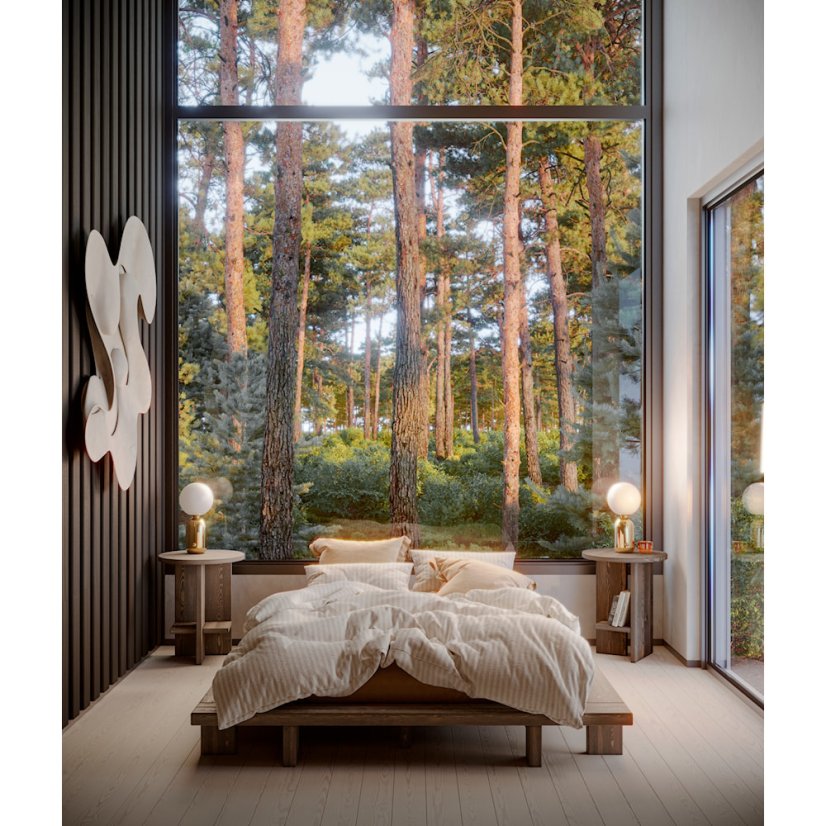 JAPAN BED natural pine (postel z borovice) - barva: karup natural, rozměr: 90*200 cm