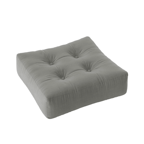 sofa MORE POUF (futonové křeslo ) - rozměr: 70*70 cm, barva futonu: grey 746