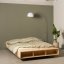 MERGE BED natural pine (postel z borovice) - rozměr: 140*200 cm, Barva: karup natural
