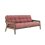 sofa GRAB natural pine (pohovka z borovice) - Barva: karup natural, barva futonu: dark grey 734