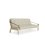 sofa POETRY natural pine (pohovka z borovice) - Barva: karup white, barva futonu: bordeaux 710