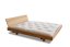 WOOD 04 natural oak bed (postel z dubu) - barva: Natural oak, rozměr: 90*200 cm