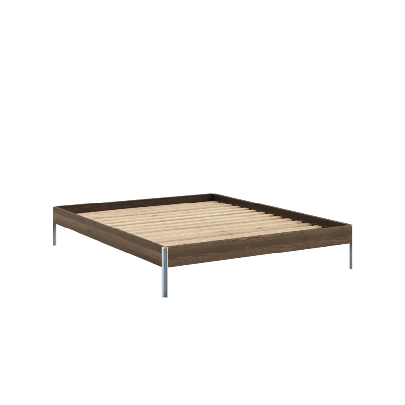 CORE BED natural pine (postel z borovice) - barva: karup natural, rozměr: 140*200 cm