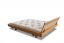 WOOD 04 natural oak bed (postel z dubu) - rozměr: 90*200 cm, Barva: Natural oak